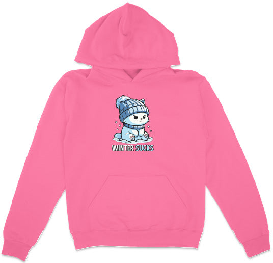 Winter Sucks Kitty Hoodie