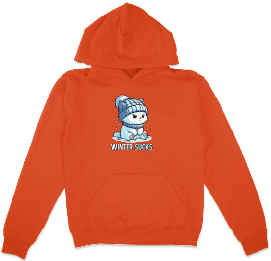 Winter Sucks Kitty Hoodie