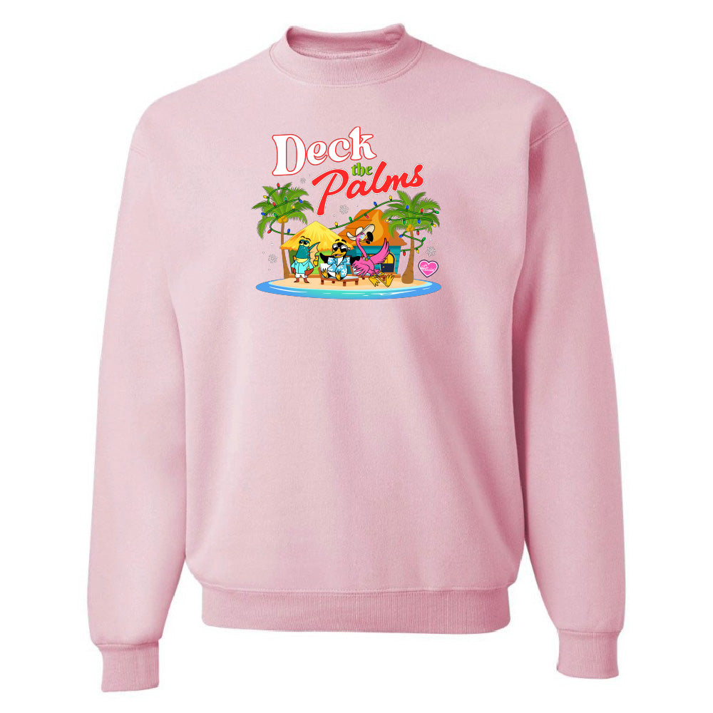 Felicia The Flamingo Deck The Palms Holiday Sweatshirt