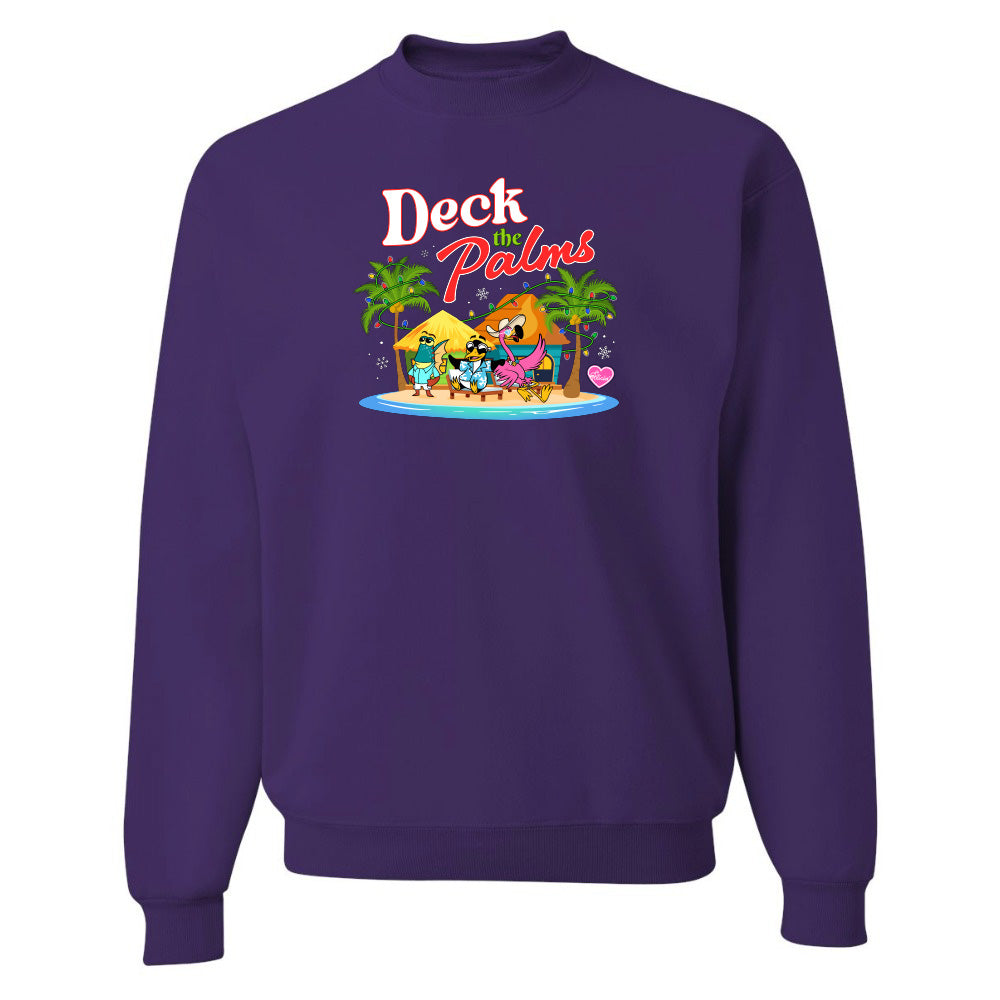Felicia The Flamingo Deck The Palms Holiday Sweatshirt