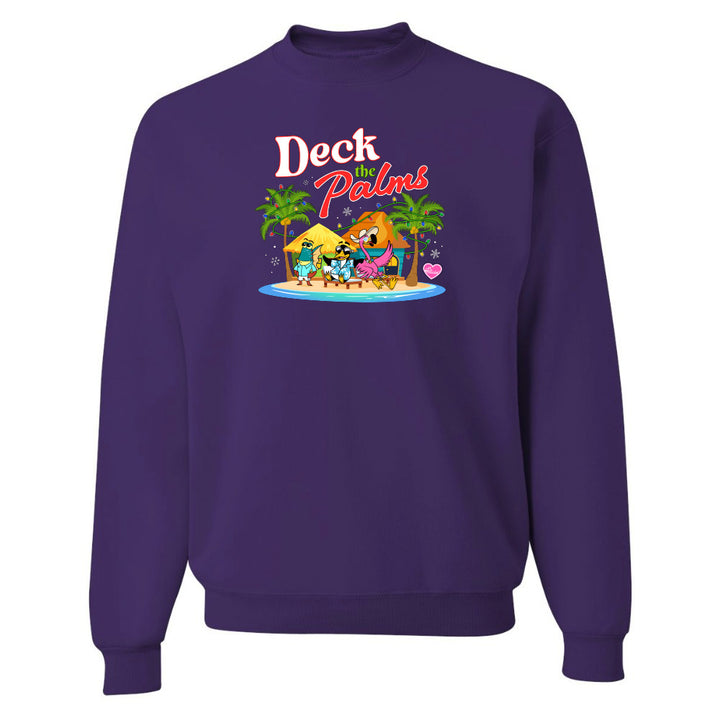 Felicia The Flamingo Deck The Palms Holiday Sweatshirt