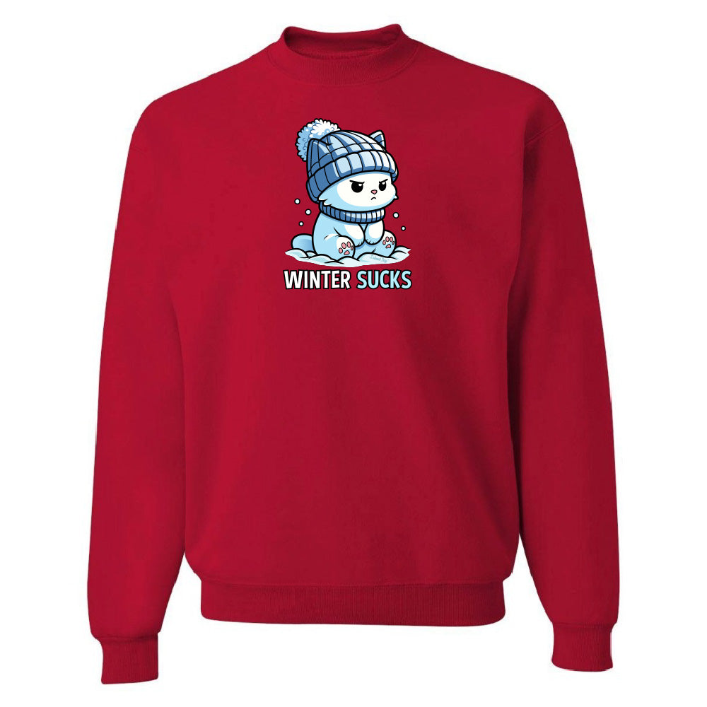 Winter Sucks Kitty Sweatshirt