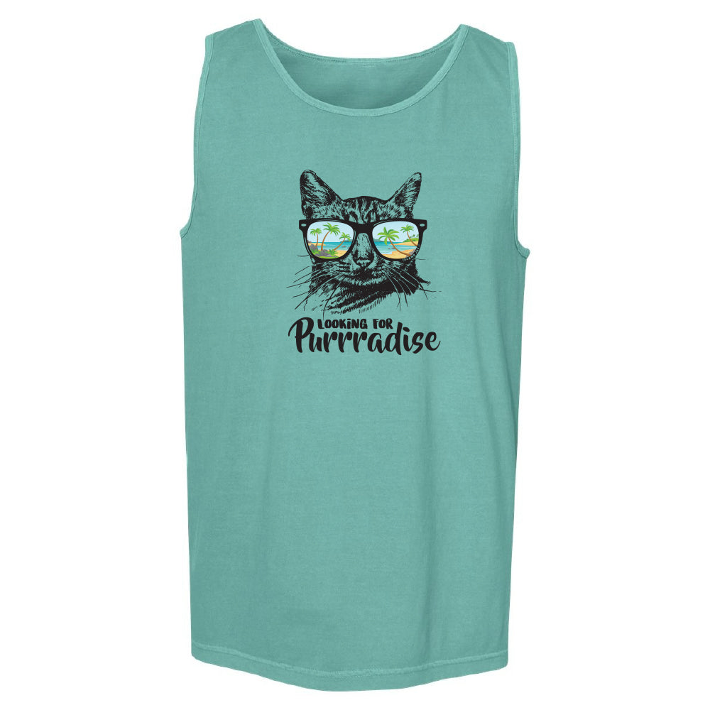 Saefoam Looking for purradise cat deisgn tank top