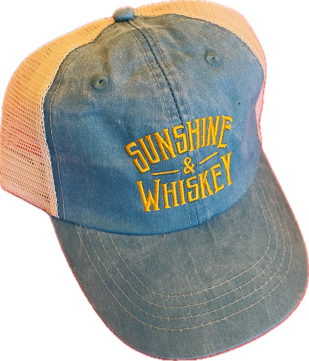 Baseball cap with Sunshine and Whiskey