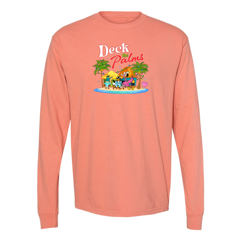 terracotta Felicia Deck The Palms long sleeve shirt