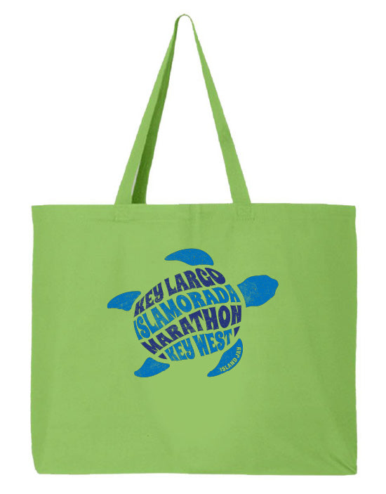Florida Keys Turtle Tote Beach Bag