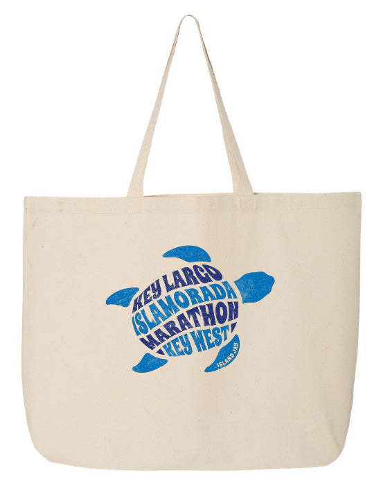 Florida Keys Turtle Tote Beach Bag