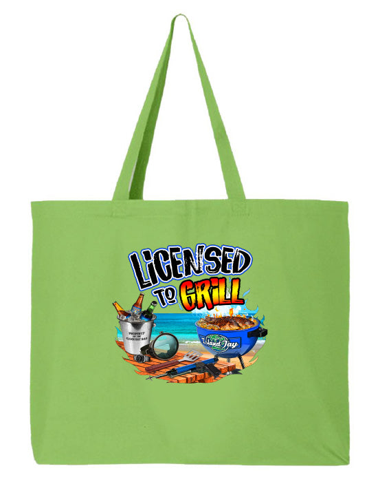 Licensed To Grill Tote Beach Bag