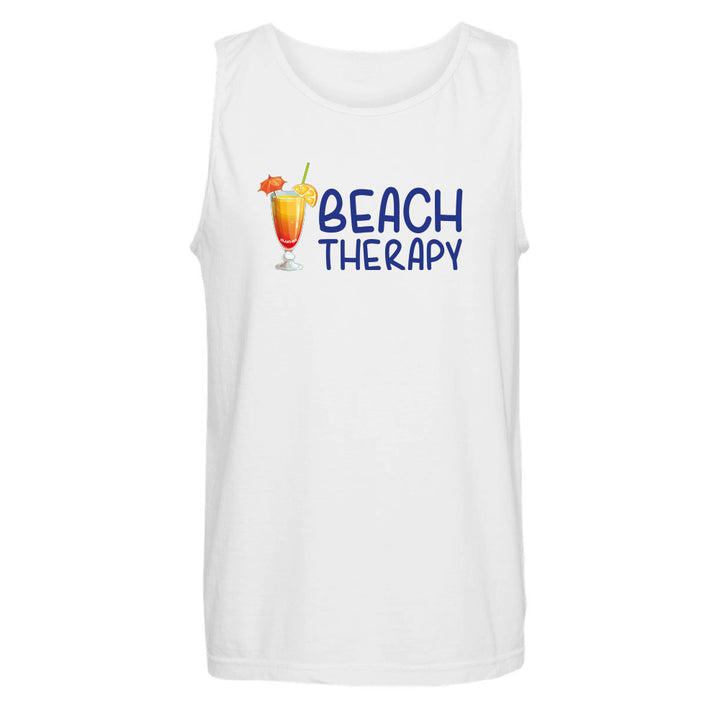 White "Beach Therapy" Tank top