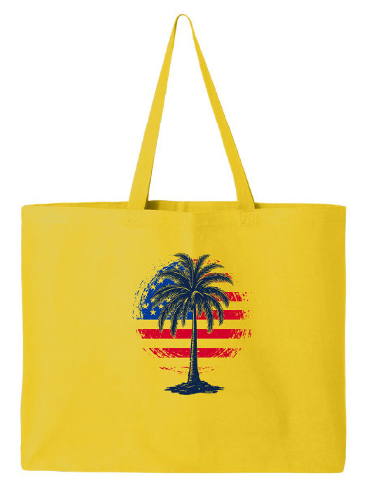 Freedom Shores Beach Tote Bag