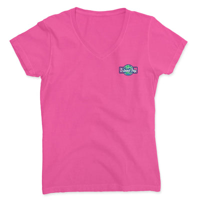 Women's Island Jay Logo V-Neck T-Shirt