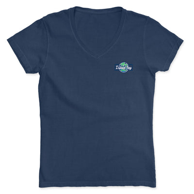 Women's Island Jay Logo V-Neck T-Shirt