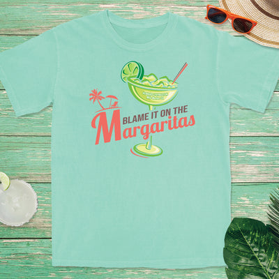 Howard Livingston Blame It On the Margaritas T-Shirt Island Reef Green