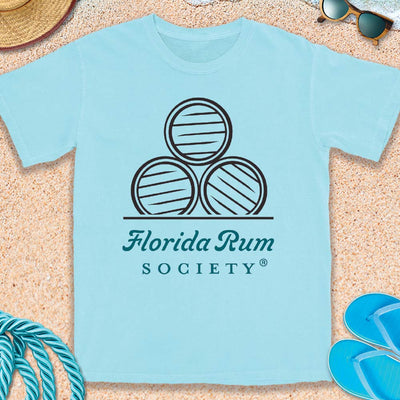 Florida Rum Society T-shirt Chambray Light Blue