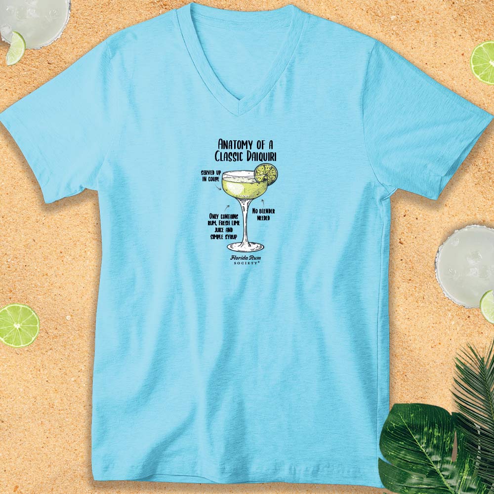 Women's Florida Rum Society Daiquiri V-Neck T-shirt