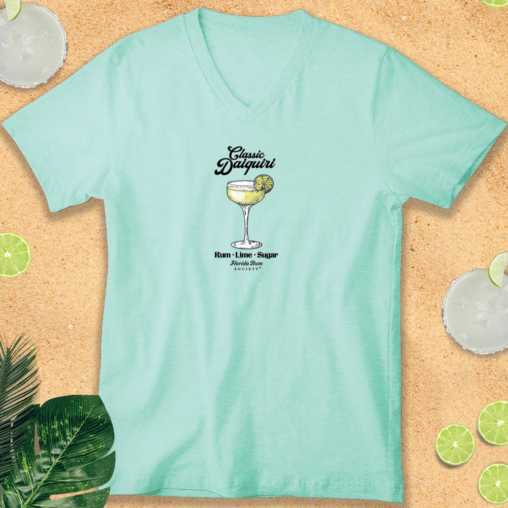 Women's Florida Rum Society Daiquiri Equation V-Neck T-shirt