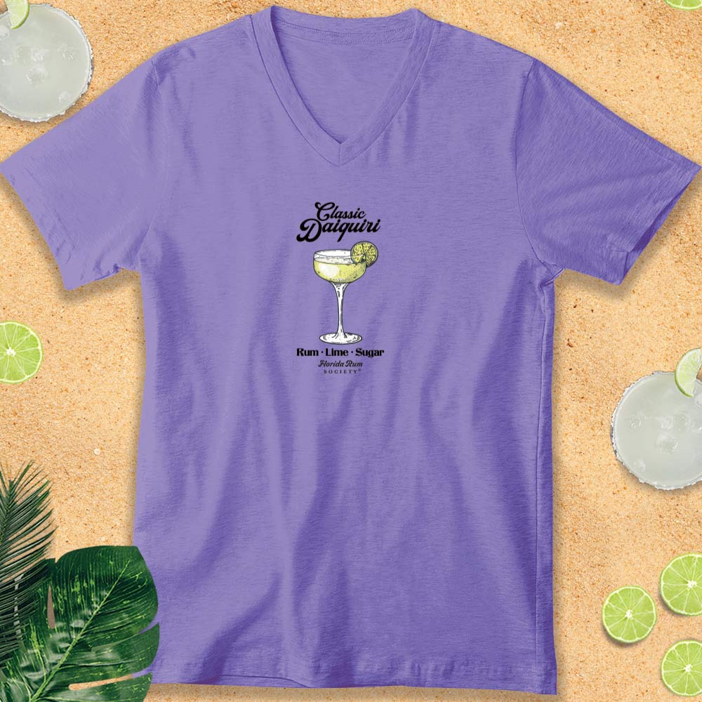 Women's Florida Rum Society Daiquiri Equation V-Neck T-shirt