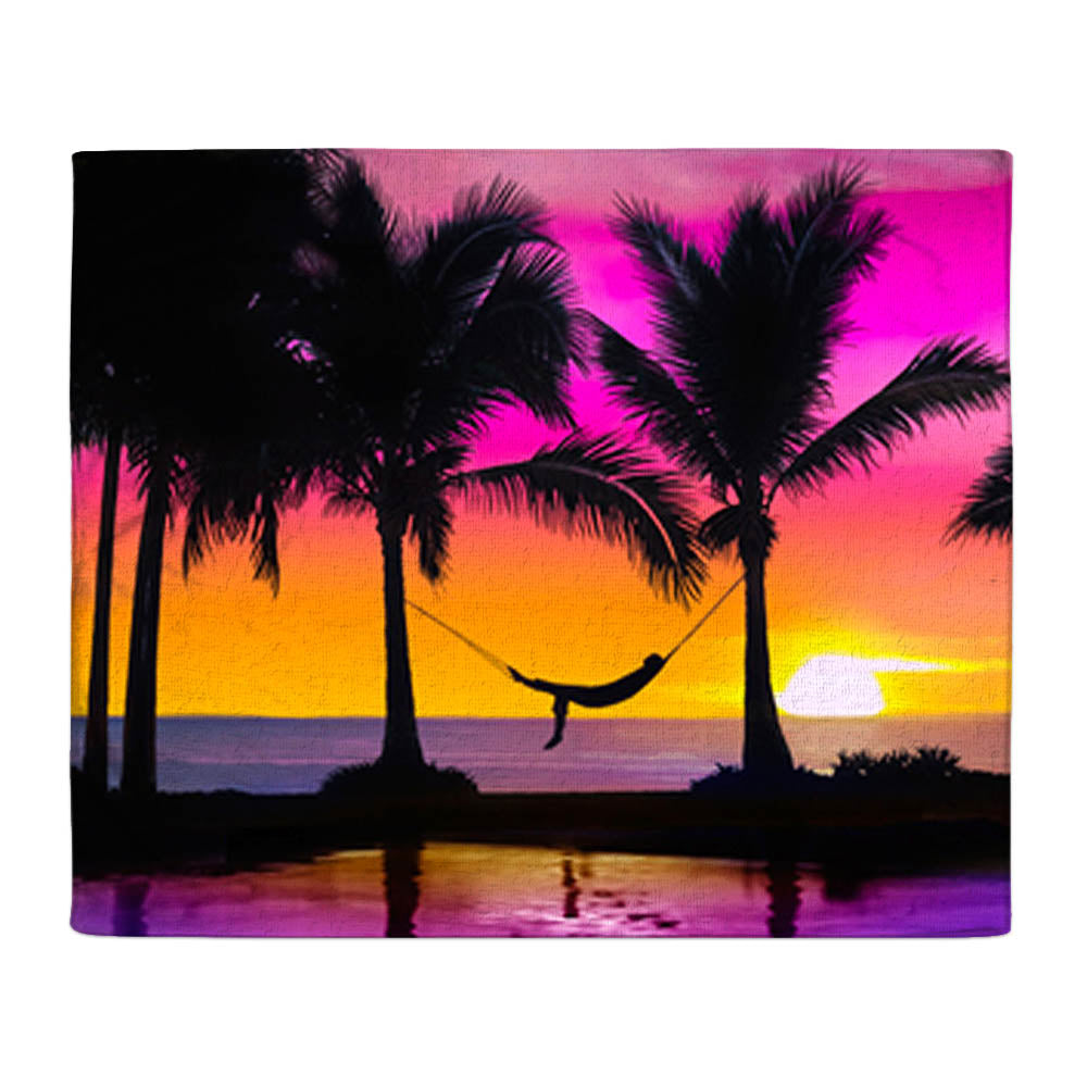Beach Blanket Towel - Serenity Sunset 54" x 68"