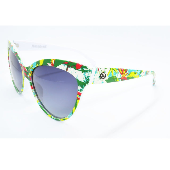 Margaritaville Polarized Sunglasses - Floral Frame & Smoke Lenses