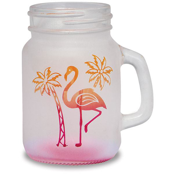 Cape Shore Flamingo Ball Jar Shot Glass