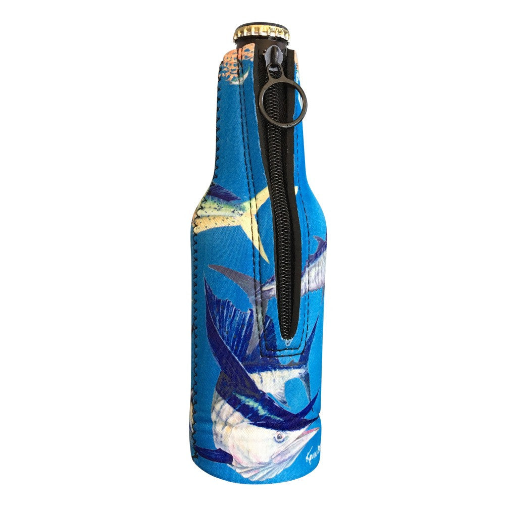 Bluewater Zippered Beer Bottle Cooler Sleeve