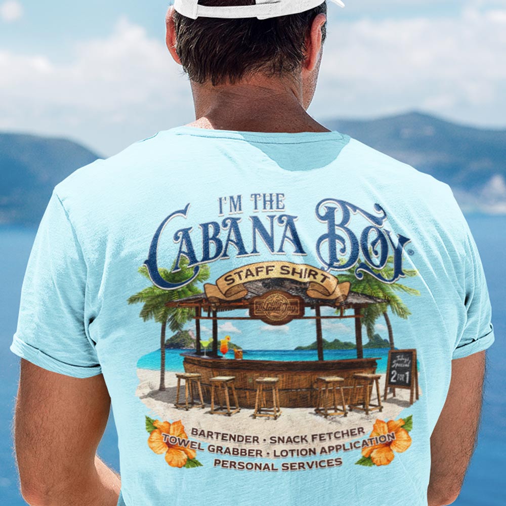 I'm The Cabana Boy STAFF T-Shirt Chambray