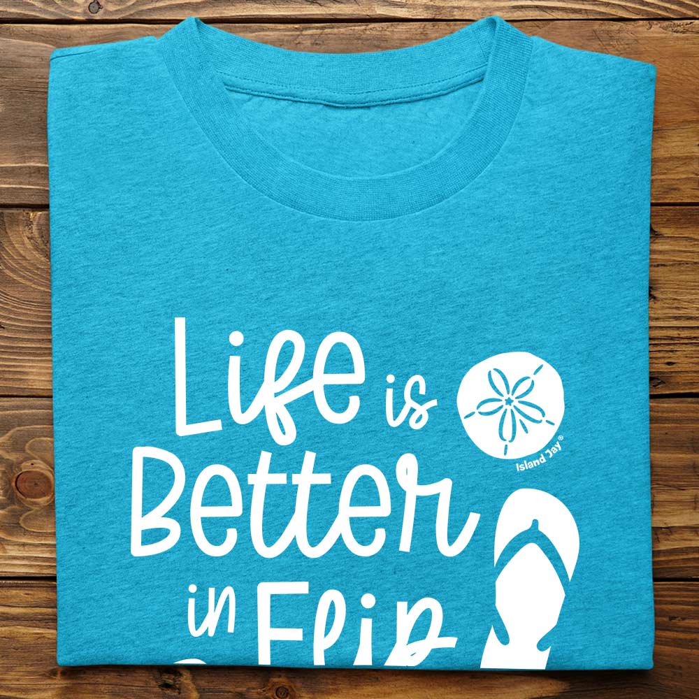 Pawleys Island, Life is Better in Flip Flops, Simply Said, Contour –  Lantern Press