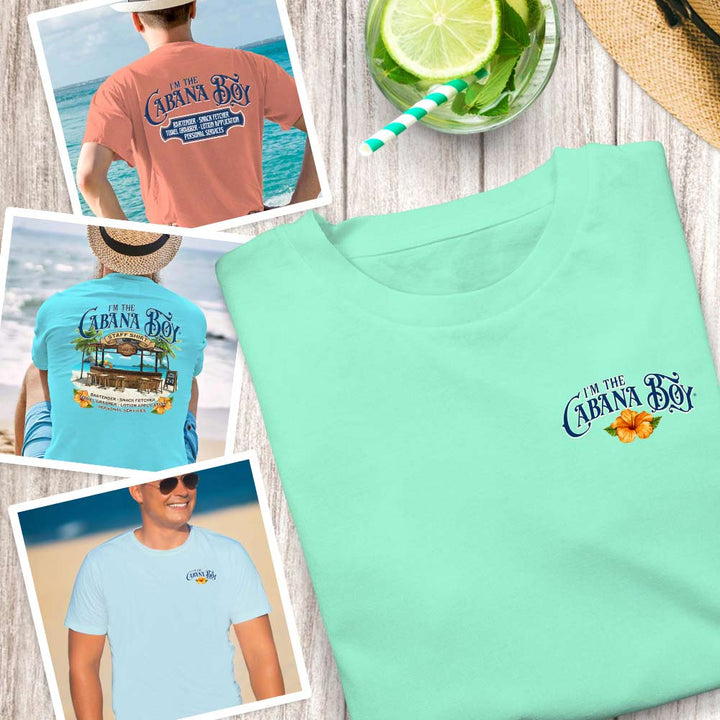 I'm The Cabana Boy T-Shirt Island folded tee