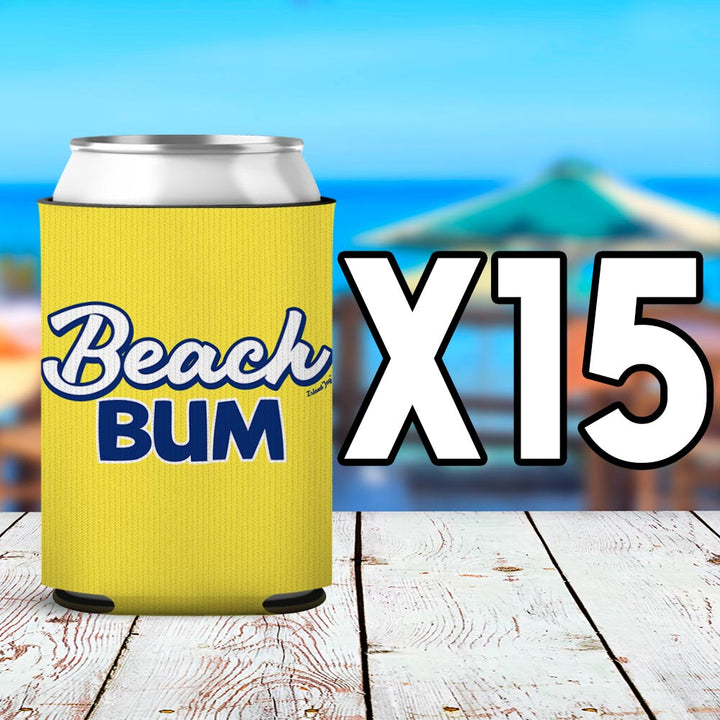 Beach Bum Can Cooler Sleeve 15 Pack