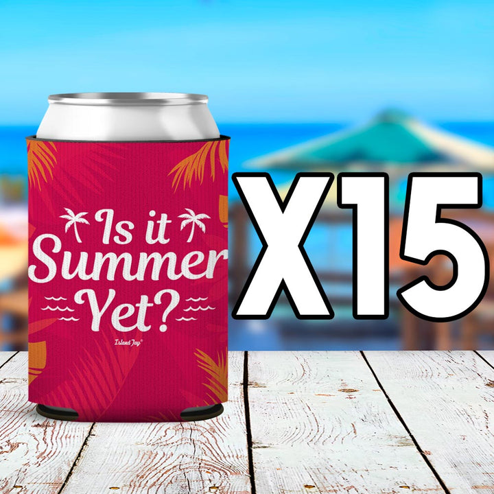 Is It Summer Yet? Can Cooler Sleeve 15 Pack