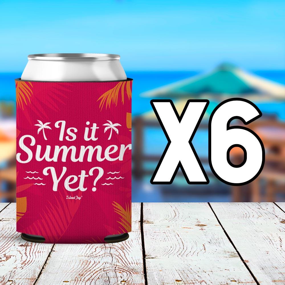 Is It Summer Yet? Can Cooler Sleeve 6 Pack