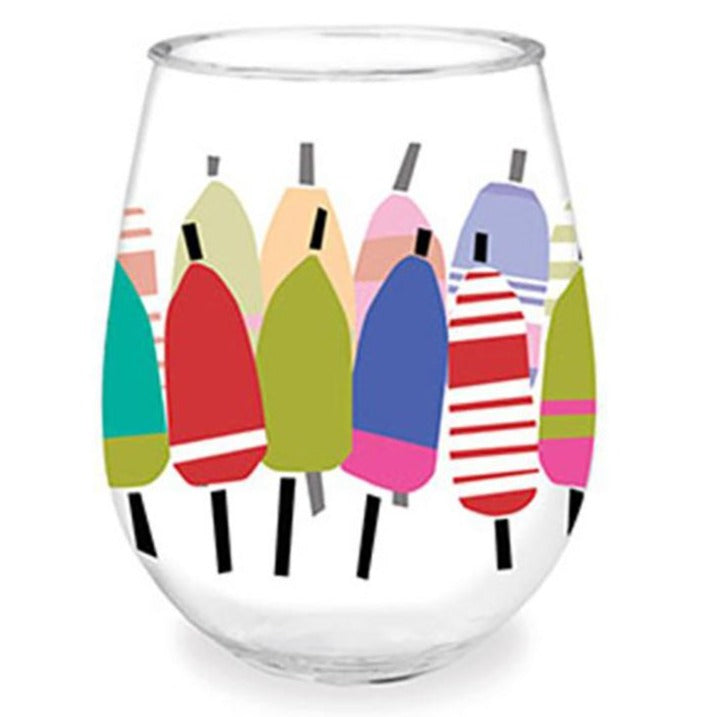 Buoys 15oz Stemless Wine Tumbler by Cape Shore