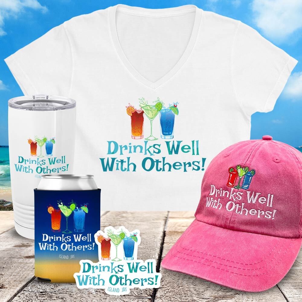 Drinks Well With Others Women's Package Deal White