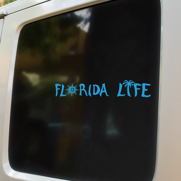 Florida Life Decal Blue