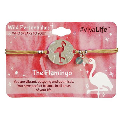 Viva Life Flamingo Bracelet & Charm