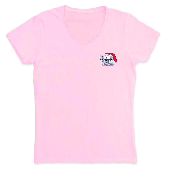 Women's Florida Strong T-Shirt Front Pink