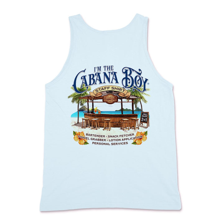 Im The Cabana Boy Staff Shirt mens Tank Top  Chambray