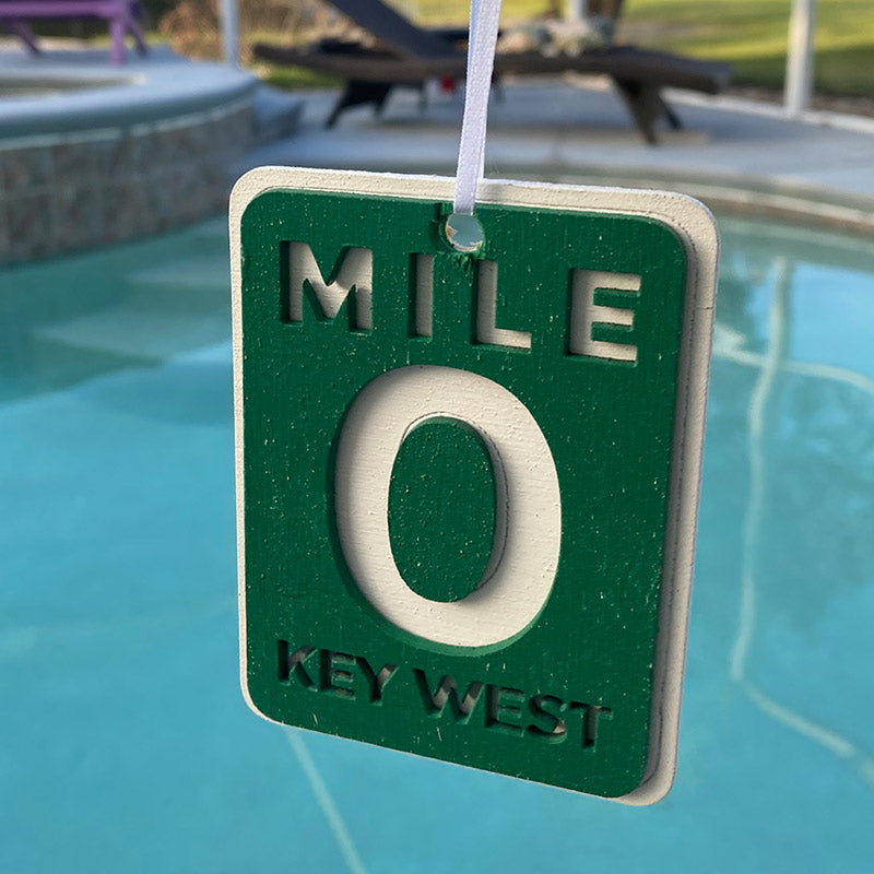 Island Jay Key West Mile Marker 0 Ornament