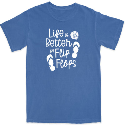 Life Is Better In Flip Flops T-Shirt Flo Blue
