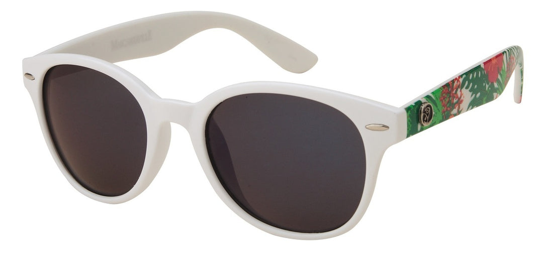 Margaritaville Polarized Sunglasses - Hibiscus Frame & Smoke Blue Mirror Lens