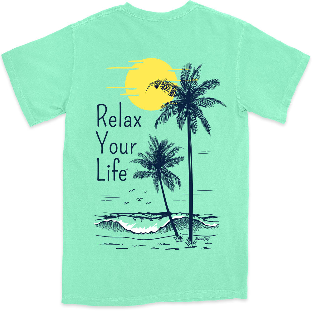 Relax Your Life Tropical Spot T-Shirt Reef