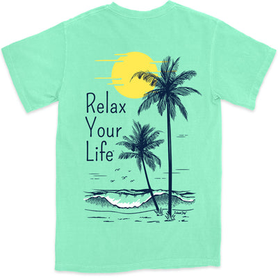 Relax Your Life Tropical Spot T-Shirt Reef
