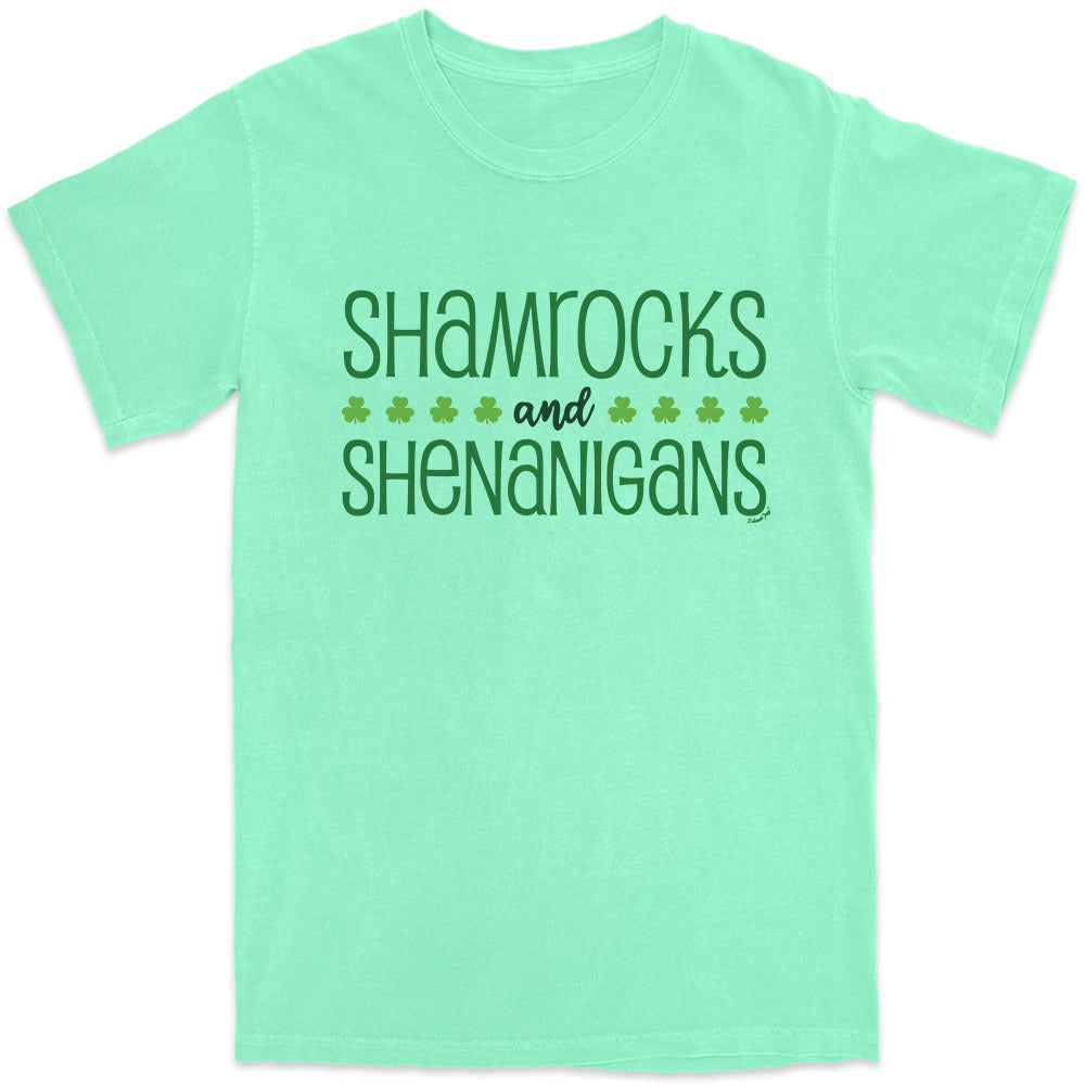 Shamrocks and Shenanigans T-Shirt Island Reef Green