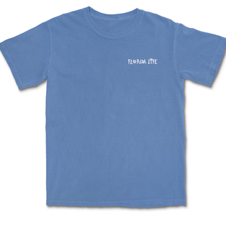 Florida Life Beach Bungalow T-Shirt Front