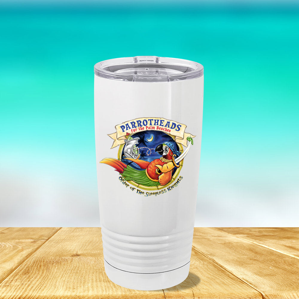 Parrot Heads For The Palm Beaches 20oz Insulated Tumbler