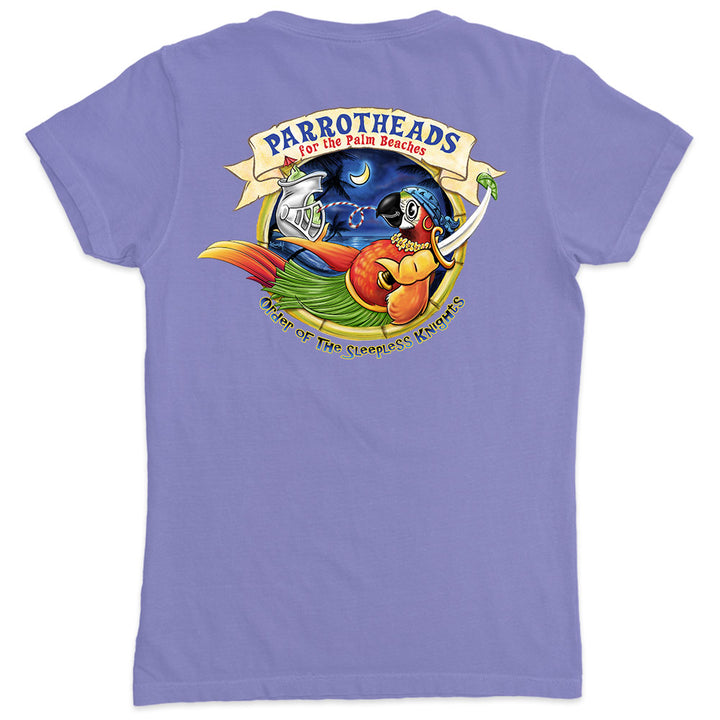 Parrot Heads For The Palm Beaches V-Neck T-Shirt