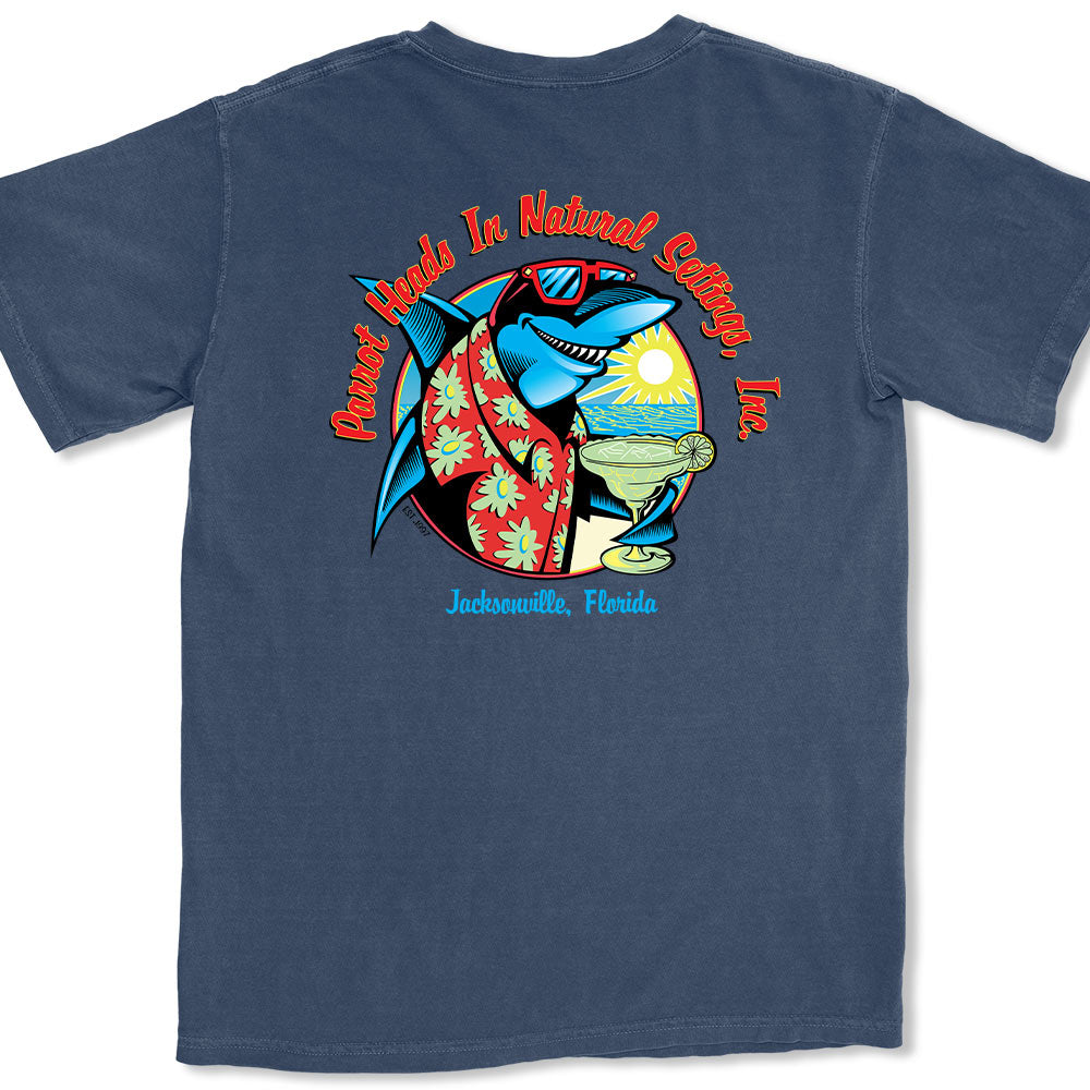 Official PHINS Parrot Head Club T-Shirt navy