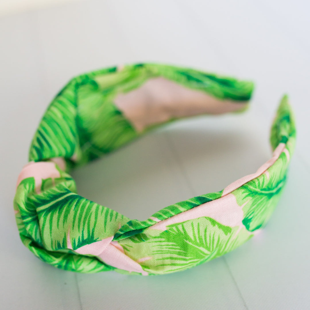 Tropical Palms Handmade Headband