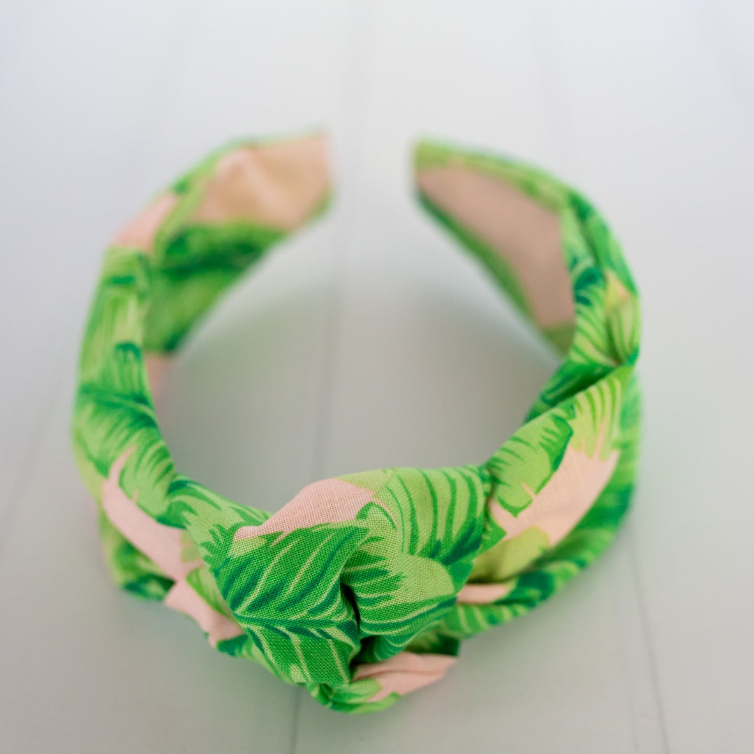 Tropical Palms Handmade Headband