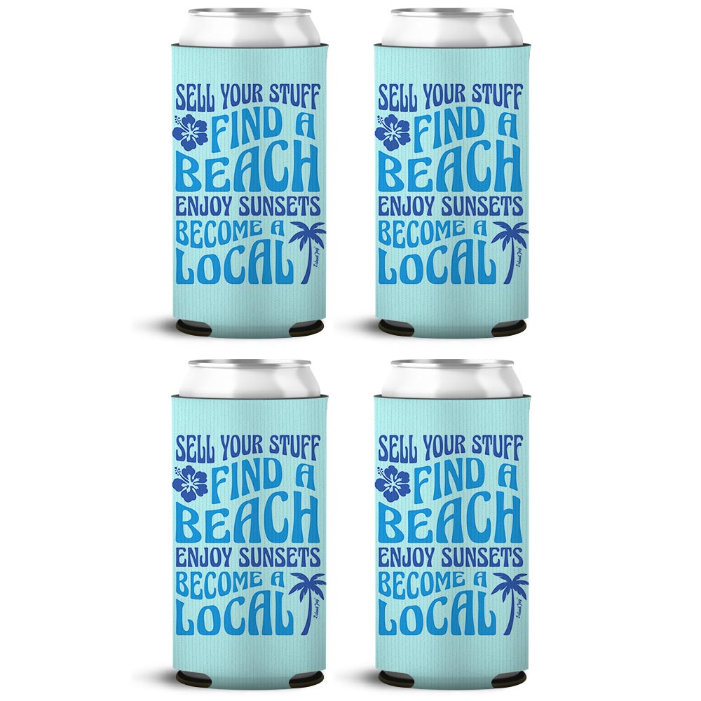 Sell Your Stuff & Become A Local SLIM Can Cooler 4 Pack
